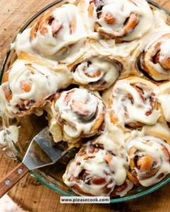 Delicious homemade cinnamon rolls fresh from the oven