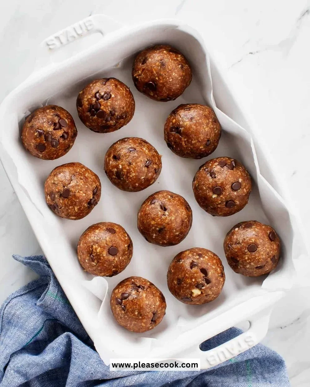 Homemade energy balls made with nuts, seeds, and dried fruits for a healthy snack.