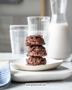 Healthy no bake cookies made with nutritious ingredients