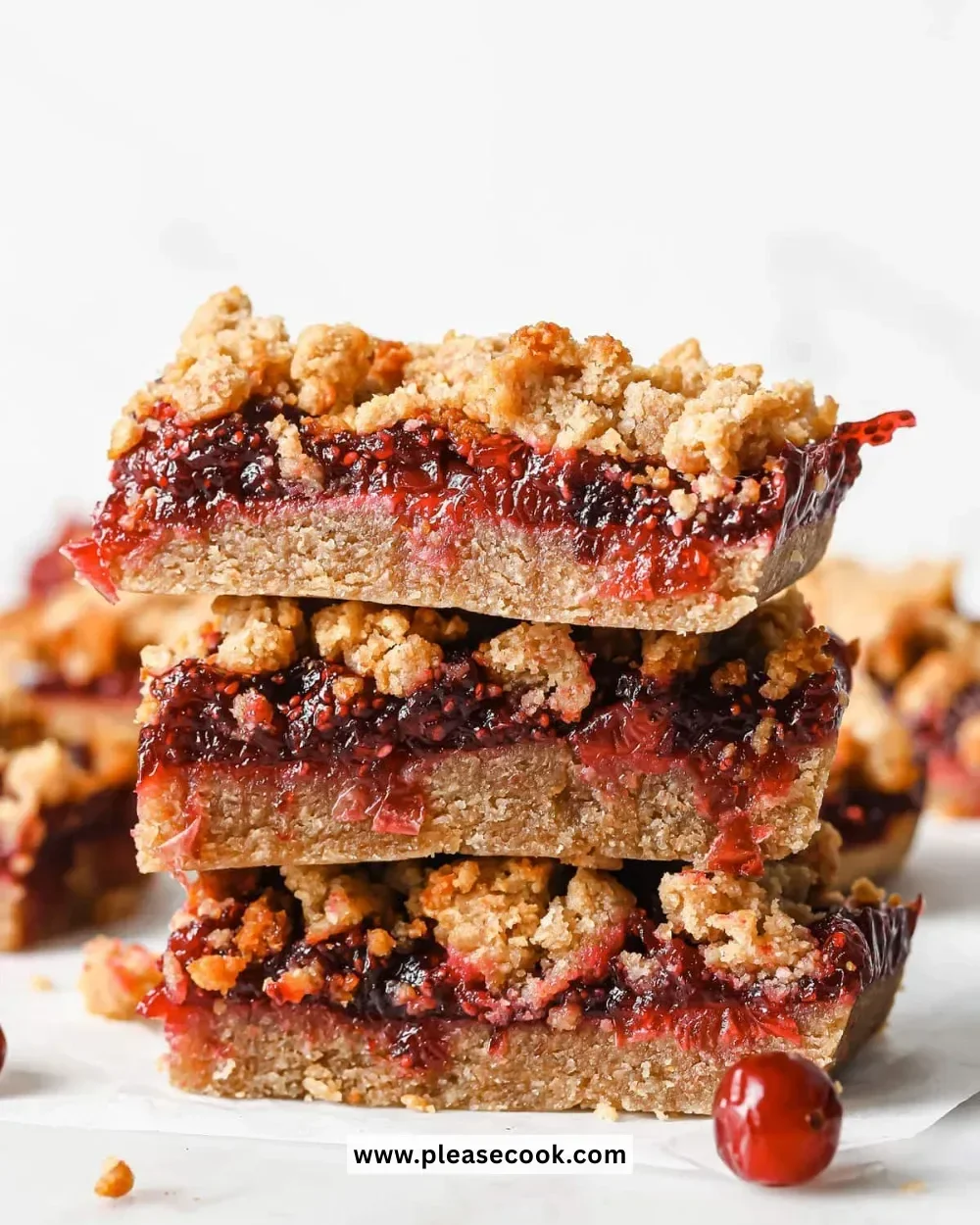 Delicious Keto Cranberry Bars made with low-carb ingredients