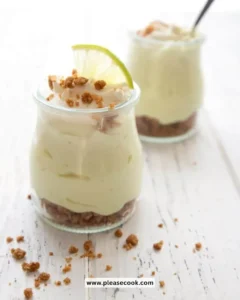 Deliciously creamy Keto Key Lime Cheesecake for Two served in dessert dishes