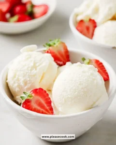 Delicious sugar free frozen yogurt topped with fresh fruit