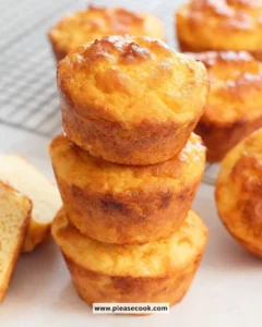 4-ingredient keto cottage cheese muffins on a plate