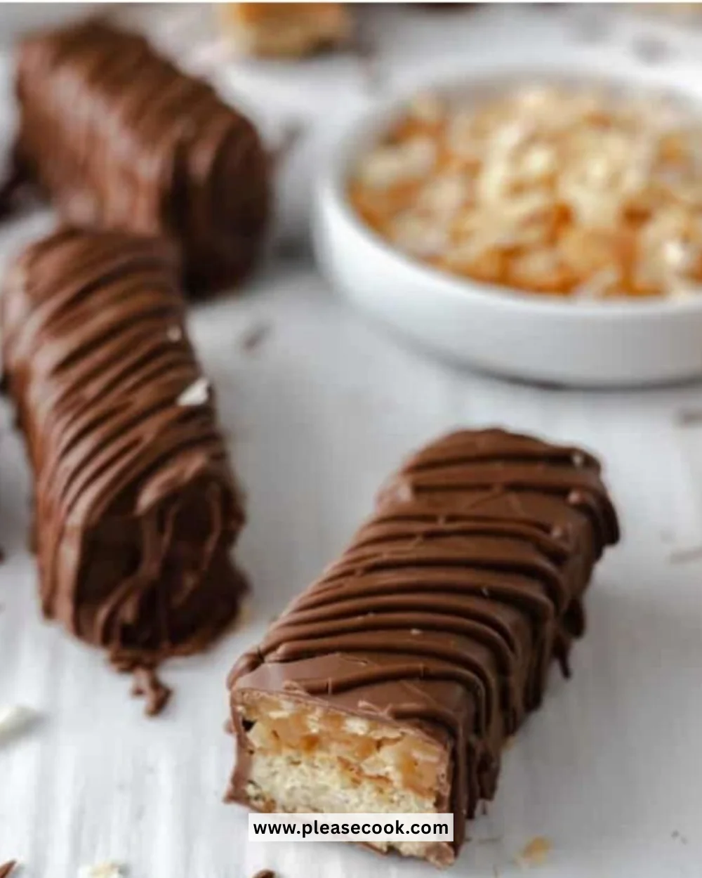 Caramel Delight Candy Bars with rich chocolate and creamy caramel