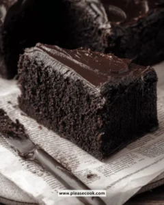 Deliciously rich and moist Chocolate Fudge Cake topped with chocolate ganache.