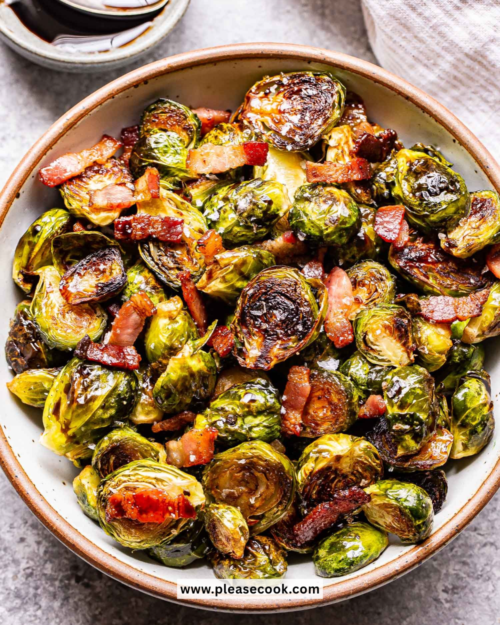 Roasted Brussels Sprouts with Bacon
