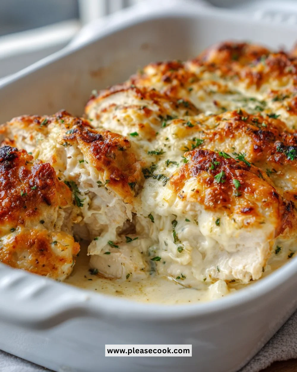 Cottage Cheese Chicken Bake, a flavorful and protein-packed chicken dish.