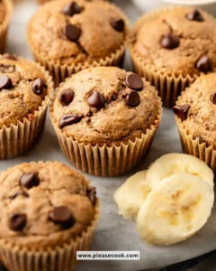 High Protein Banana Muffins fresh out of the oven, perfect for a healthy snack.