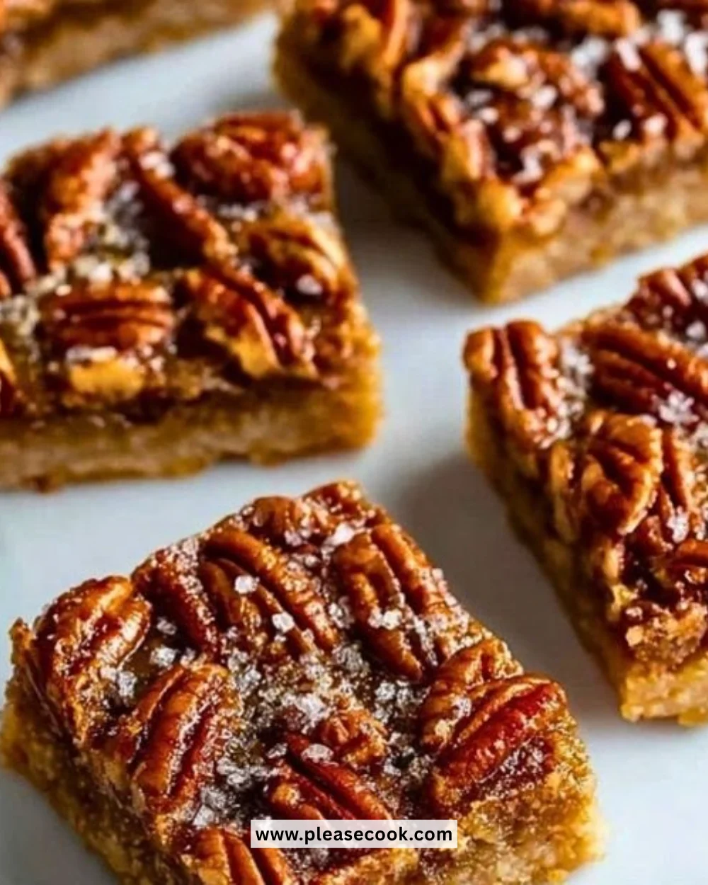 Irresistible Paleo Pecan Pie Bars made with healthy ingredients