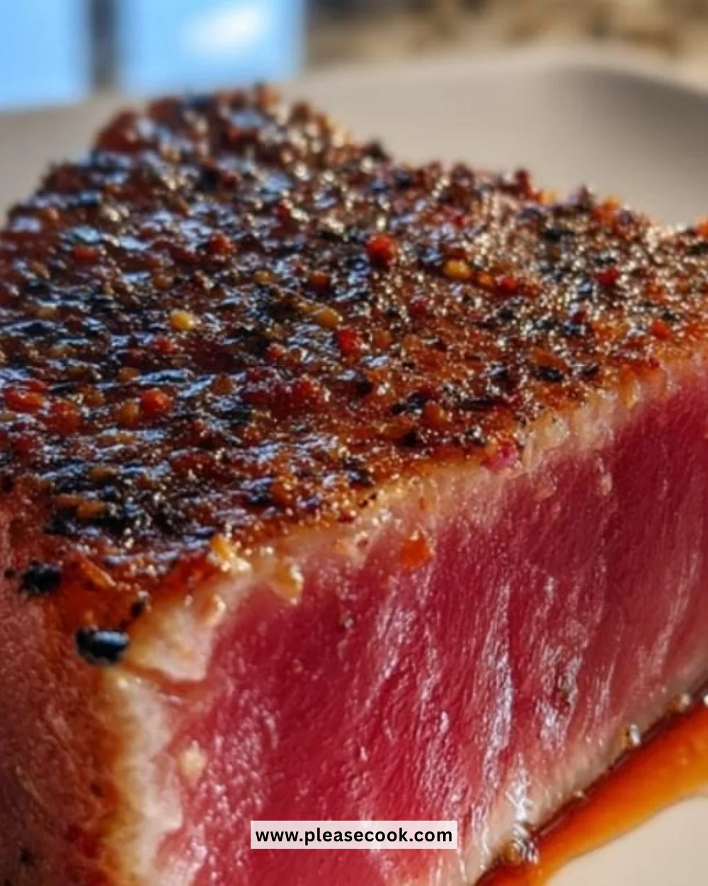 Juicy marinated tuna steaks ready to be grilled or seared for a flavorful dish