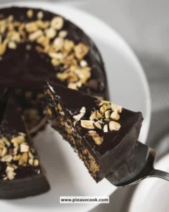 Delicious no bake cake displayed on a rustic wooden table