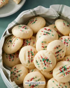 Delicious homemade shortbread cookies on a plate