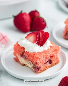 Delicious Strawberry Earthquake Cake with rich chocolate and fresh strawberries
