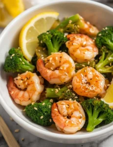 Healthy Shrimp and Broccoli