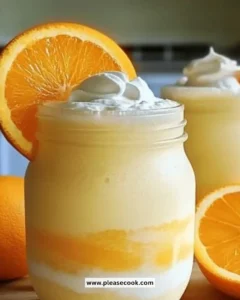 Refreshing Creamsicle Slushy made with orange and cream flavors