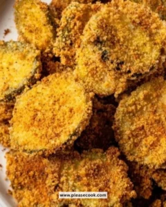 Crispy fried pickles served as a tasty snack or appetizer