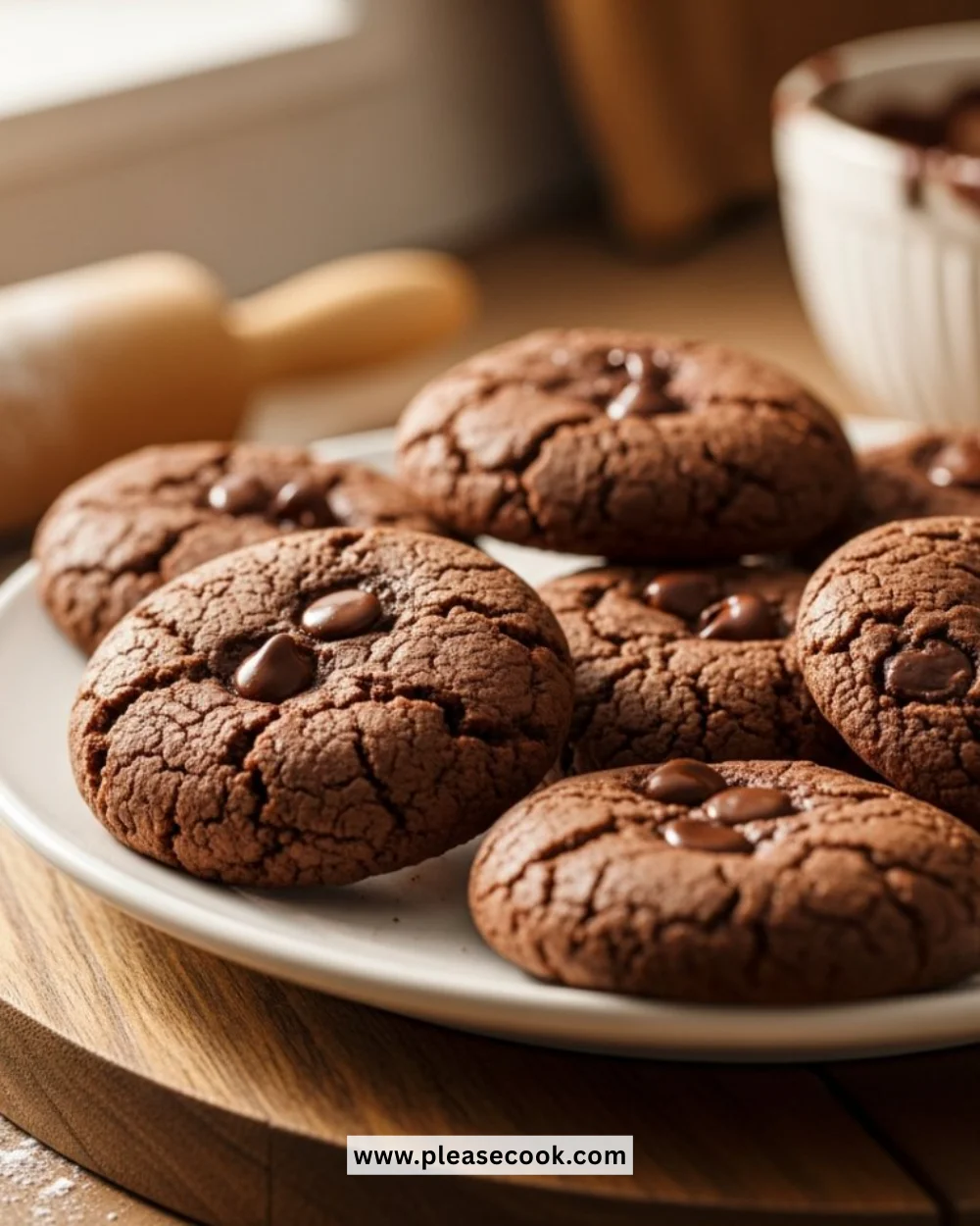 Delicious batch of easy cake mix cookies fresh out of the oven