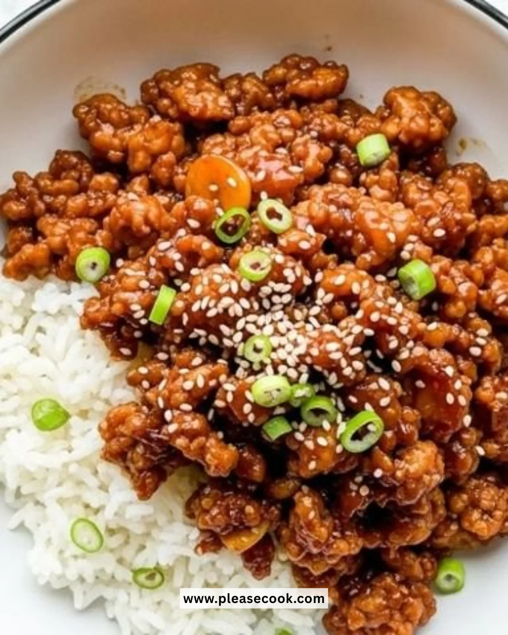 Delicious Firecracker Ground Chicken dish with vibrant ingredients