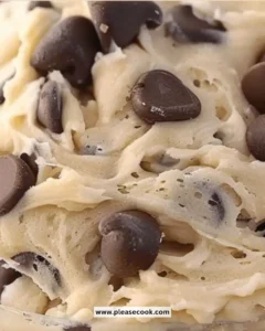 Delicious Greek yogurt cookie dough mixture in a bowl