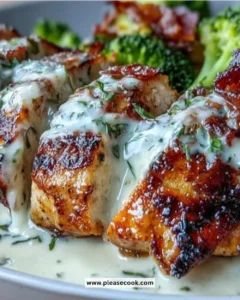 Grilled chicken broccoli bowls garnished with fresh vegetables