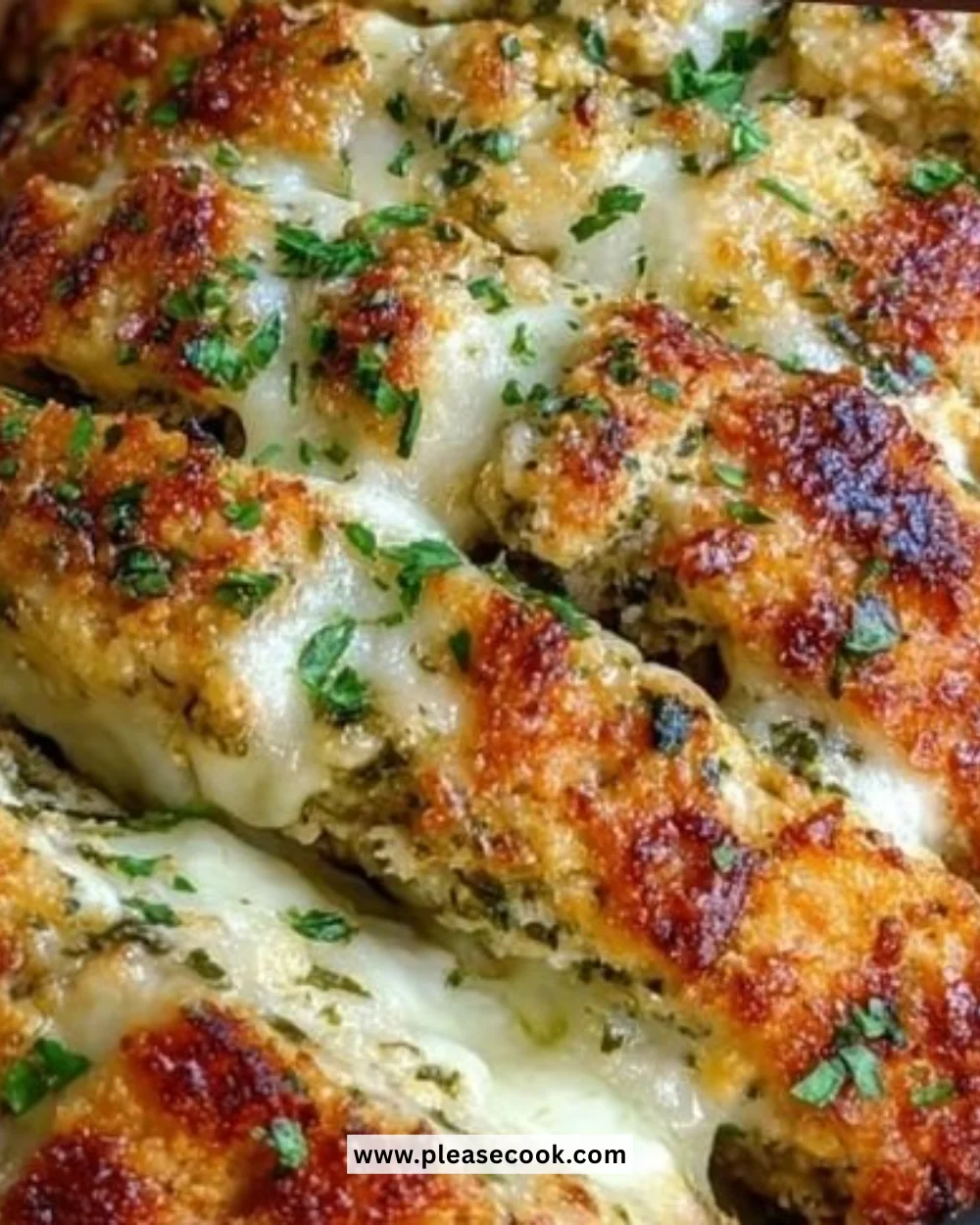 Delicious Italian Chicken Meatloaf served with herbs and spices