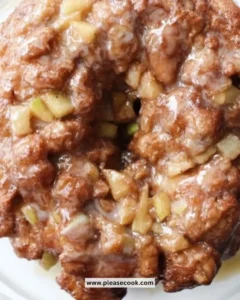 Delicious homemade apple fritters dusted with powdered sugar