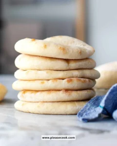 Homemade pita bread recipe with fresh ingredients and delicious results