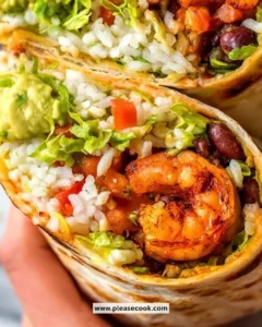 Delicious simple shrimp burritos with fresh ingredients and vibrant flavors