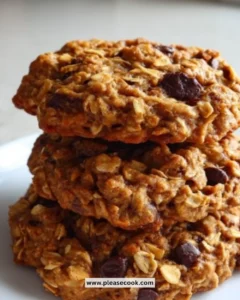 Soft and chewy oatmeal cookies fresh from the oven