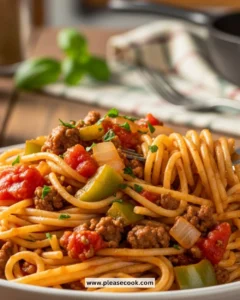 Delicious Southern Spaghetti recipe featuring rich flavors and fresh ingredients