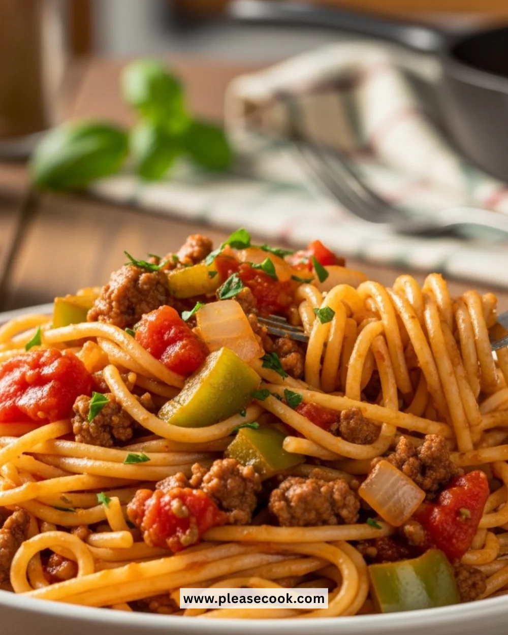 Delicious Southern Spaghetti recipe featuring rich flavors and fresh ingredients