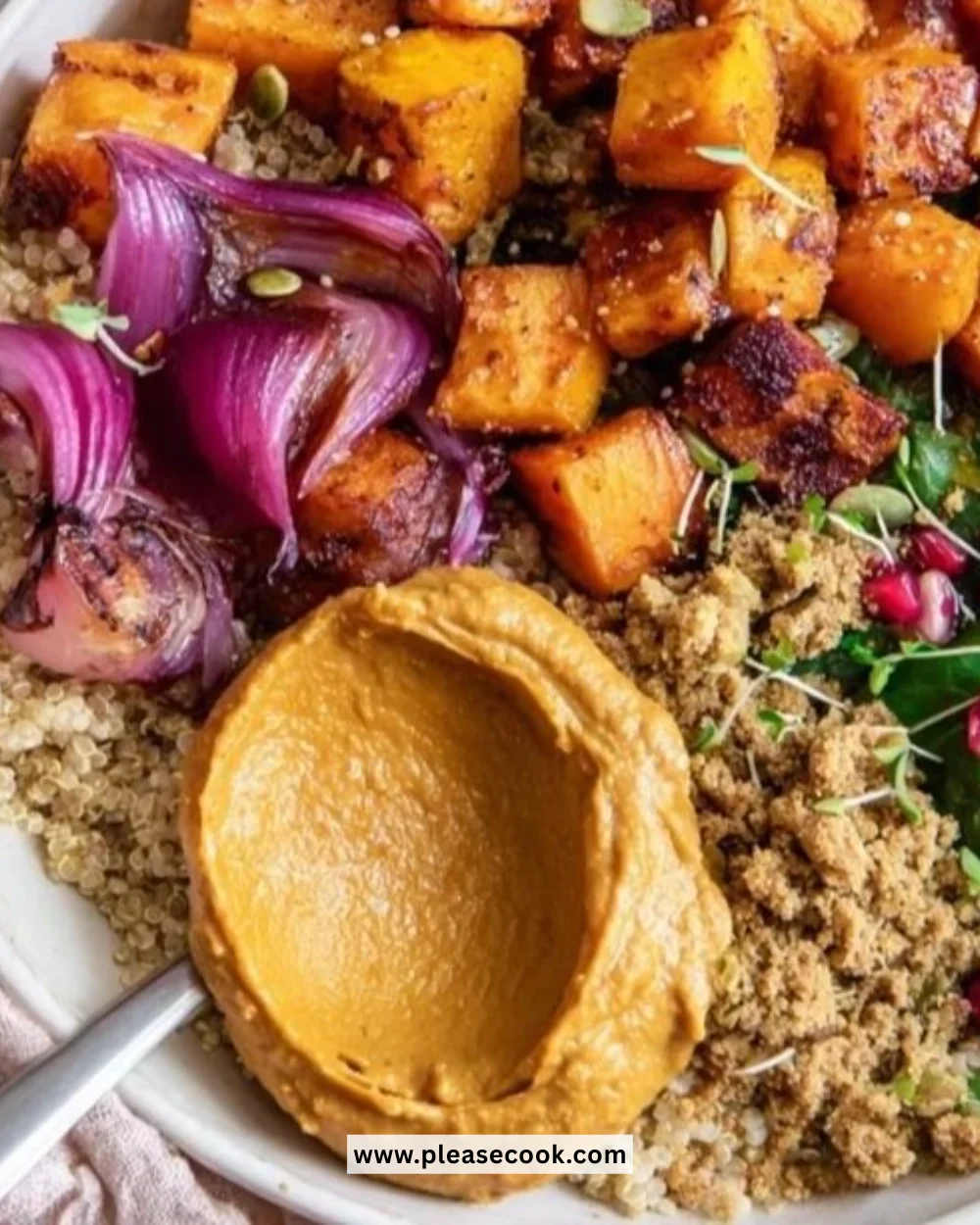 Delicious spiced winter bowls fusion recipe with vibrant ingredients.