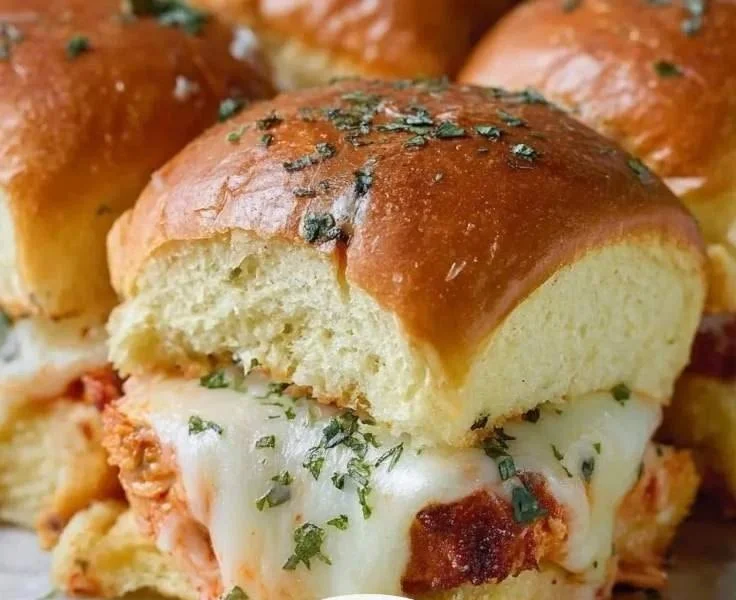 Comforting Chicken Parmesan Sliders