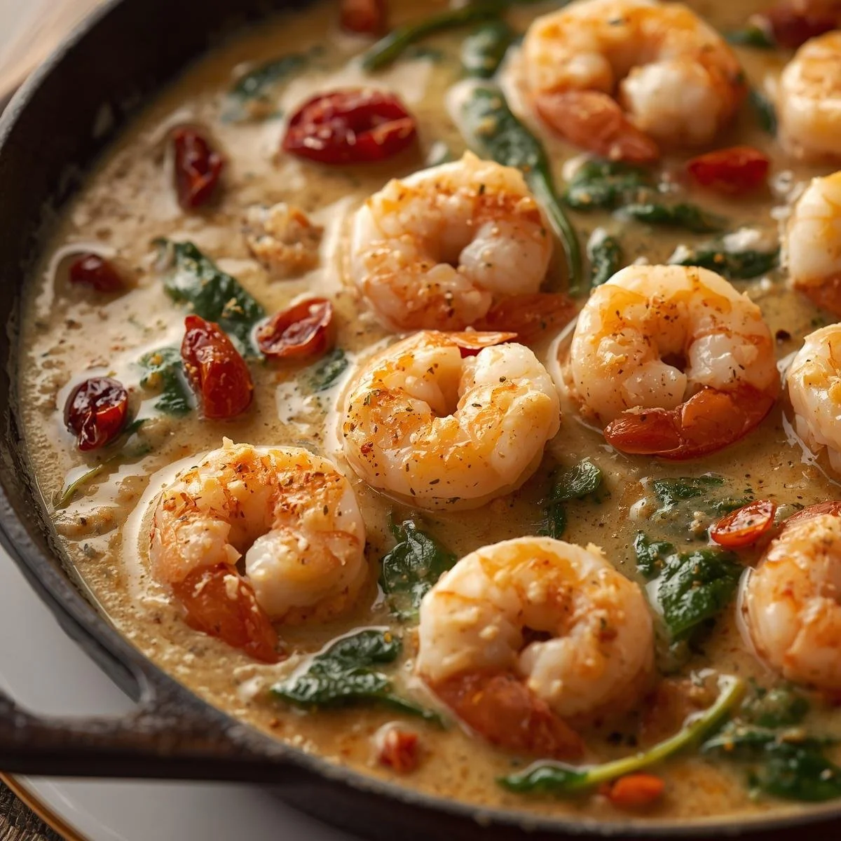 Creamy Tuscan Shrimp