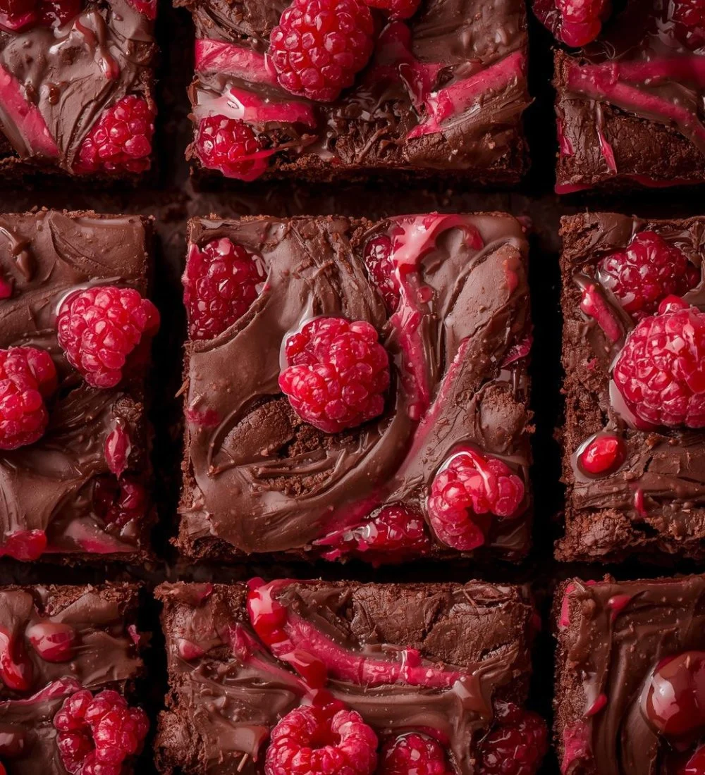 Decadent Raspberry Brownies