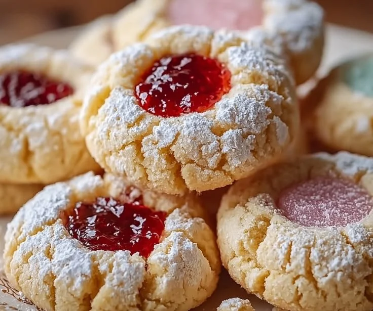 Delicious Easter Bunny Cookies designed like cute button bunnies.
