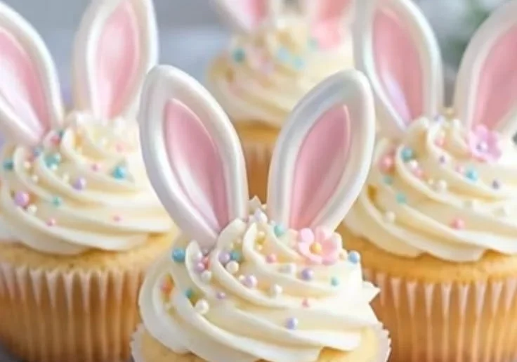 Easter Bunny Cupcakes