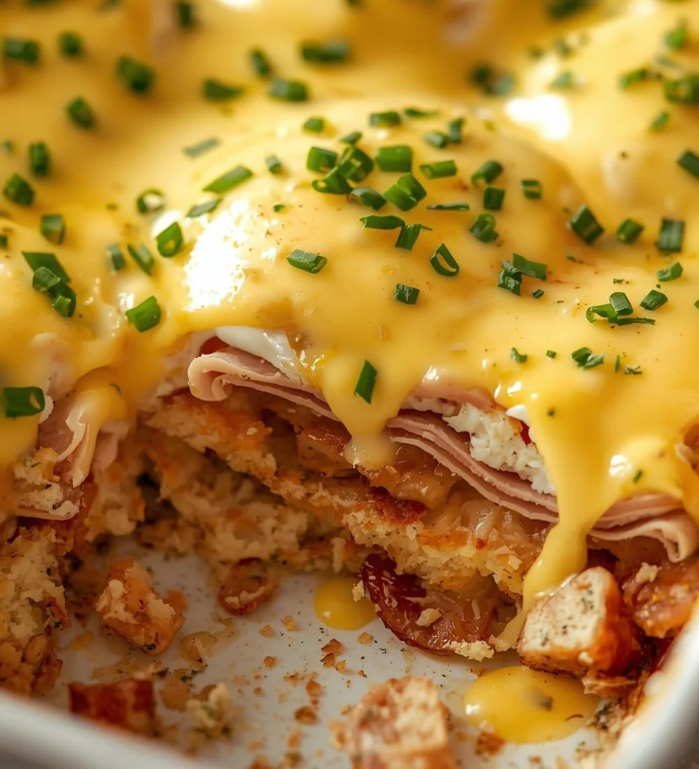 Easy & Flavorful Eggs Benedict Casserole