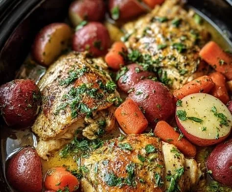 Garlic Butter Chicken Crockpot