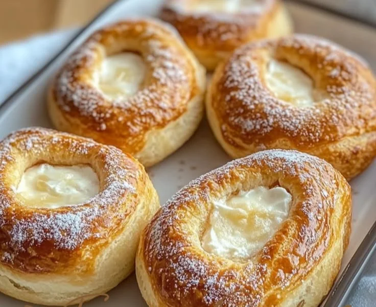 Delicious healthy sourdough discard kolaches ready to enjoy