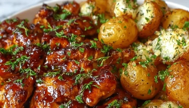 Honey BBQ Chicken and Potatoes
