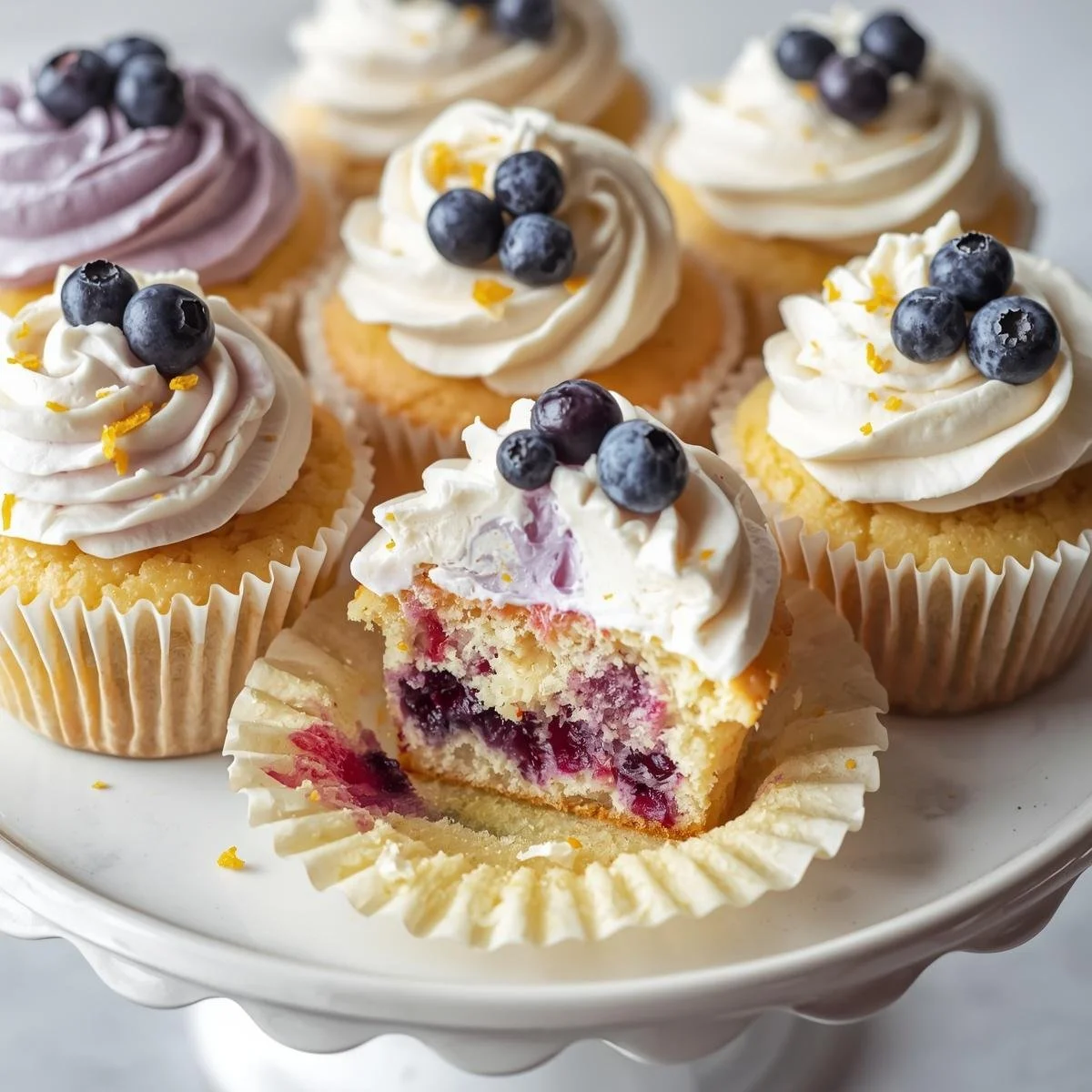 Lemon Blueberry Cupcakes