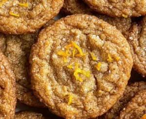 Delicious homemade Orange Cardamom Cookies on a plate