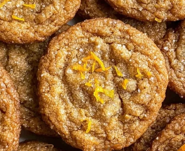 Delicious homemade Orange Cardamom Cookies on a plate
