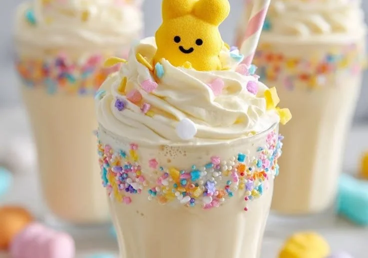 Peeps Marshmallow Easter Milkshake