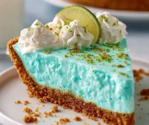 Delicious Baja Blast Pie inspired by Taco Bell recipe.