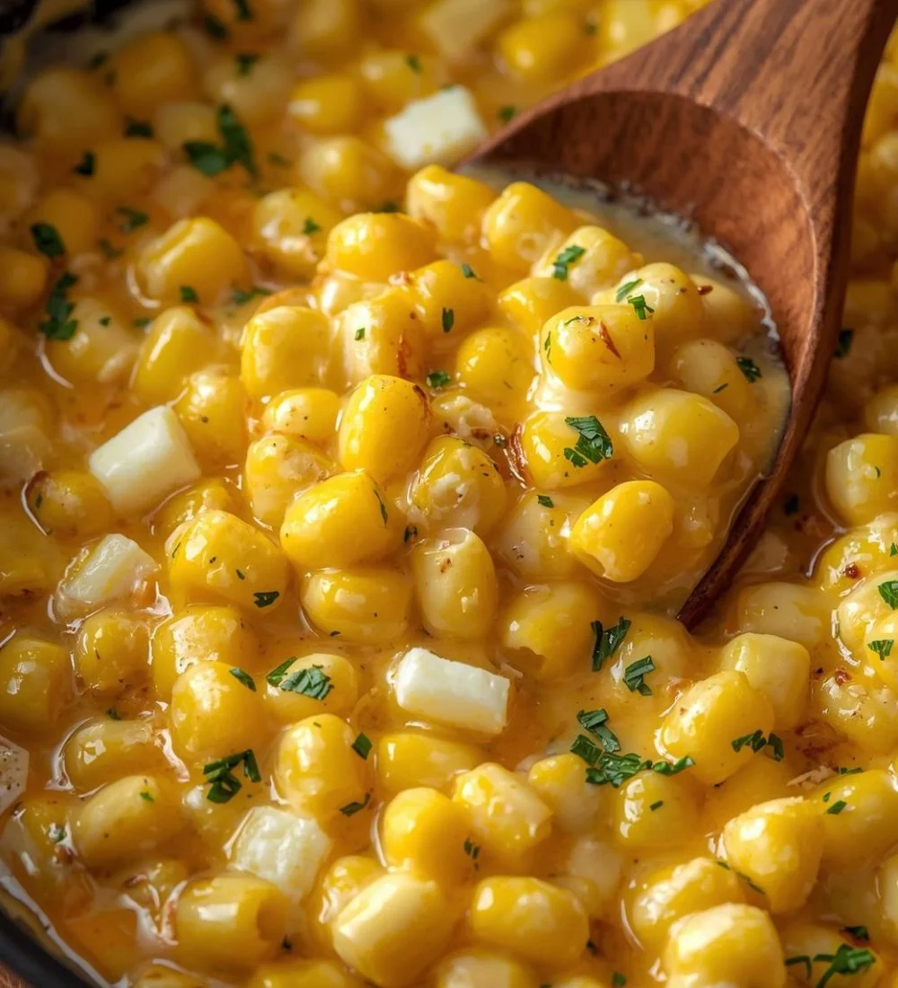 Tasty Creamy Honey Butter Skillet Corn