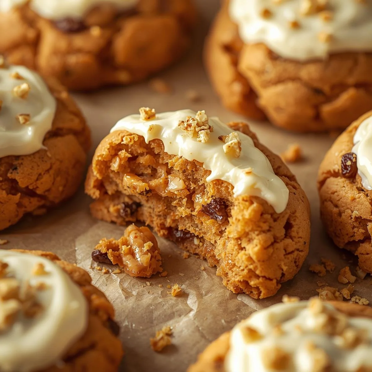 The Best Carrot Cake Cookies