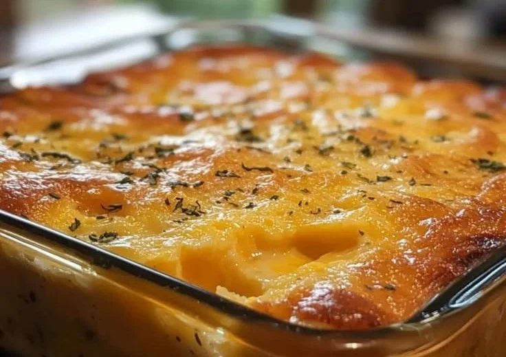 Baked Cheese and Egg Casserole