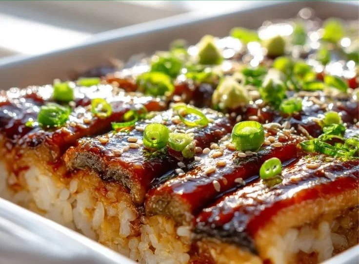 Baked Unagi Sushi Casserole